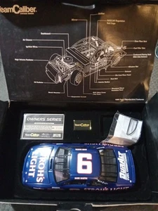 MARK MARTIN #6 STROH'S LIGHT 1/24 TEAM CALIBER OWNERS SERIES 1989 THUNDERBIRD - Picture 1 of 6