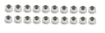 20x Elring Mutter M10 x 1,25 verzinkt SW14 selbstsichernd Flansch Auspuff Abgas - Bild 1 von 3