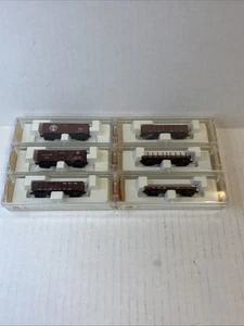 KADEE N SCALE Lot Of 6 NOS Box Car Flat Car Southern Pacific Gondola - Picture 1 of 15