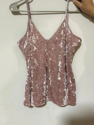 Top de terciopelo para mujer American Rag Cie talla L Foto 1 de 4