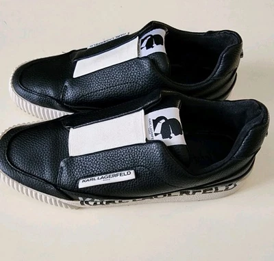 Zapatillas sin cordones de cuero usadas KARL LAGERFELD PARIS talla 6  Foto 1 de 4