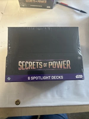 STAR WARS UNLIMITED: SECRETS OF POWER SPOTLIGHT DECK BOX sealed(6 decks) - Image 1 of 2