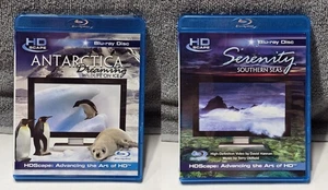 Antarctica Dreaming & Serenity Sourthern Seas 2 Blu Ray Lot Both Look Brand New - Imagen 1 de 10