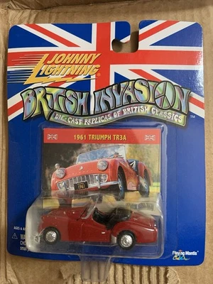 Johnny Lightning 1961 Triumph TR3A British Invasion 1:64 Diecast Car - Image 1 of 3