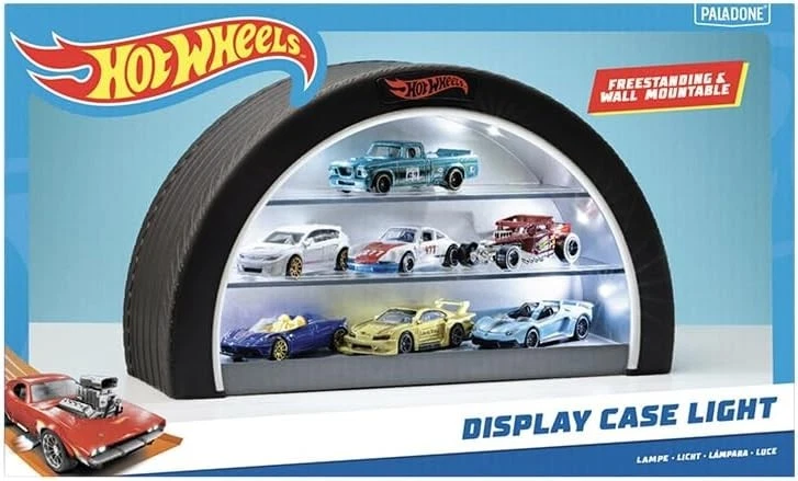 Luz de vitrina Hot Wheels - Mercancía Mattel con licencia oficial, iluminada Foto 1 de 4