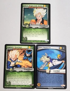 Dragon Ball Z CCG Gokus Quest 116 Risky Maneuver 119 Vegetas Surprised 118 Rare - Picture 1 of 14