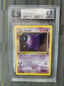 Pokemon Gengar FOSSIL ITA 1a EDIZIONE 5/62 BGS 8.5 NM/MINT ๐ฎ๐น WOTC - Foto 1 di 2