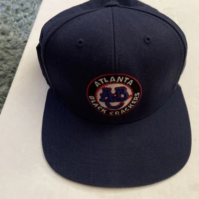 Gorra gorra vintage Atlanta Black Crackers club de béisbol aguja americana espalda a presión Foto 1 de 3