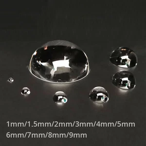 K9 Optisches Glas 1/2/4/5/8/9 mm Halbkugellinse Plano Konvexlinsen - Bild 1 von 6