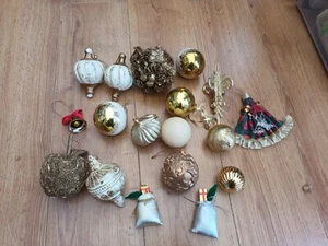 Paquete de adornos navideños vintage retro - Imagen 1 de 15