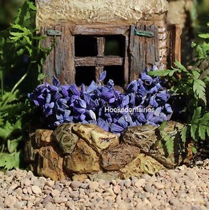 Casa de muñecas jardín de hadas de pared de piedra curva miniatura WS 1051 - Imagen 1 de 4
