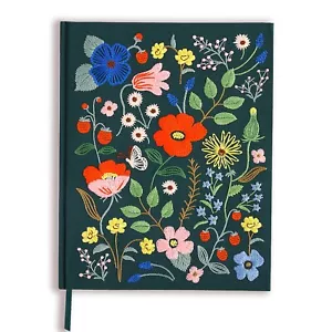 sketchbook Floral Embroidered Cover 180GSM Thick Blank Page 92sheets Sketch Book - Picture 1 of 9