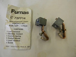 New Furnas 75FF14 Contact Kit 1 Pole Size 2 - Line and Load Terminals Only A2 - Picture 1 of 1