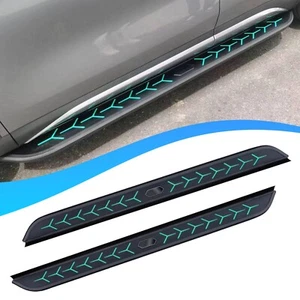 2PCS Aluminum Running Board Side Steps Nerf Bar Fit Kia Rondo Carens 2013-2022 - Imagen 1 de 8