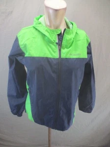 Columbia Size L (14-16) Kids Unisex 100% Nylon Full Zip Hooded Windbreaker 020 - Picture 1 of 10