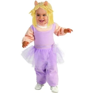 Disney Official Licensed The Muppets Miss Piggy Newborn Fancy Dress Costume - Picture 1 of 1