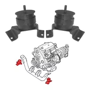 FRONT ENGINE MOUNTS LEFT RIGHT FOR IVECO DAILY 35.8 35.10 35.12 2 PIECE KIT - Picture 1 of 2