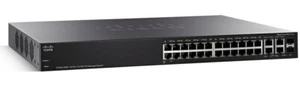 NEW Cisco SF300-24MP 24-Port PoE+ Managed Switch (SF300-24MP-K9-EU) - Picture 1 of 3