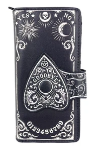 Nemesis Now Spirit Board Planchette 3D Embossed Black Wallet Wiccan Gothic Gift - Picture 1 of 9