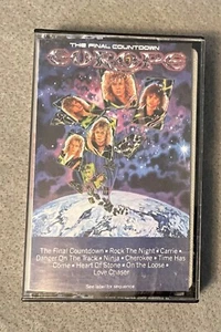 Europe (band) The Final Countdown Cassette Tape 1986 Epic Rare Promo Copy - Picture 1 of 5