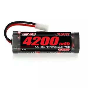 RC Car Battery 7.2v 4200mah NiMH Rechargeable Battery Pack with Tamiya Connector - Picture 1 of 2