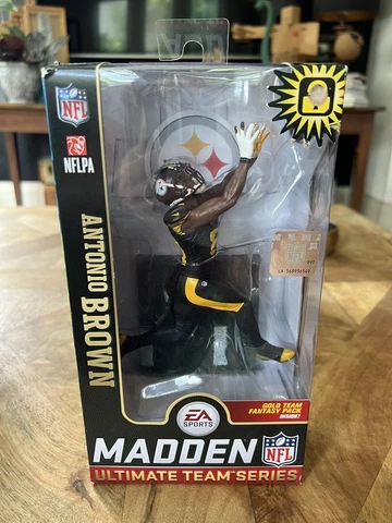 PITTSBURGH STEELERS ANTONIO BROWN #84 NFL MADDEN ULTIMATE TEAM SERIES FIGURE Cover