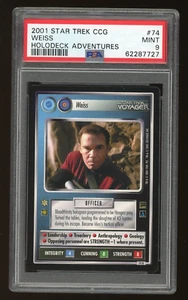 Star Trek CCG Weiss (Federation) PSA 9 Holodeck Adventures DA/AI 2001 727 - Picture 1 of 2