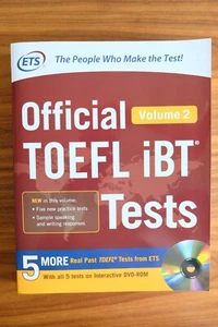 * Official TOEFL iBT Test Volume 2 – Gebraucht, Neuwertig, inkl. CD - Bild 1 von 2