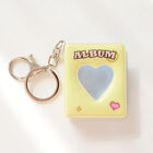 Mini 1 inch Photo Album With Keychain Kpop Hollow Love Photo Holder Card Bag  WB