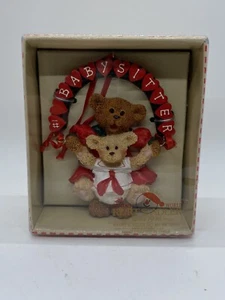 Vintage Holly Bearies Kurt S Adler #1 Babysitter Ornament New In Box - Picture 1 of 8