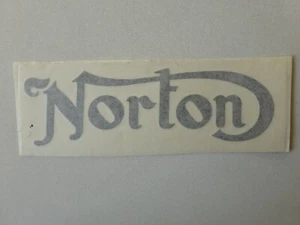 Norton Schriftzug Klebefolie Abziehbild 158x47mm, schwarz, 11431N  - Bild 1 von 1