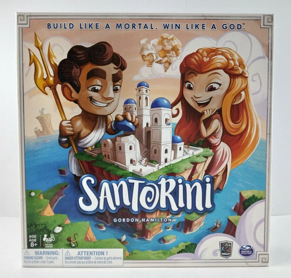 SANTORINI Greek God City-Building Board Game 100% COMPLETE Excellent Condition! - Image 1 of 4