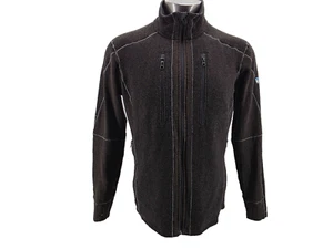 Chaqueta Suéter Kuhl Interceptr Para Hombre L Cremallera Marrón Polar Exterior Interceptor - Imagen 1 de 10