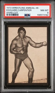 1973 Wrestling Annual #6 Edouard Carpentier Hand Cut PSA 8 NM-MT Wrestling Card - Bild 1 von 2