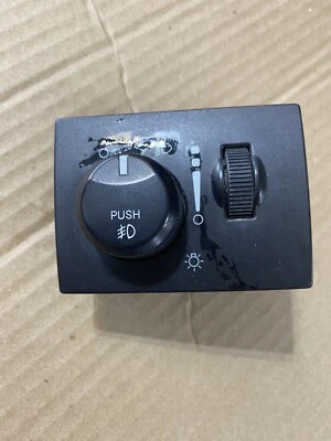 Interruptor de faros Chrysler Dodge sin luces antiniebla faros automáticos Magnum OEM Foto 1 de 4