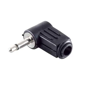 Audio Klinke Stecker 3,5 mm MONO gewinkelt schwarz zum löten - Bild 1 von 1