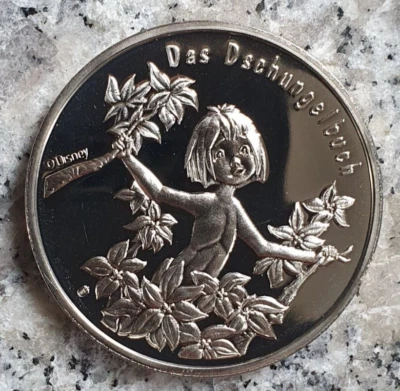 Disney Farbmedaille - Das Dschungelbuch - Mogli- siehe auch Bilder ! - Bild 1 von 2