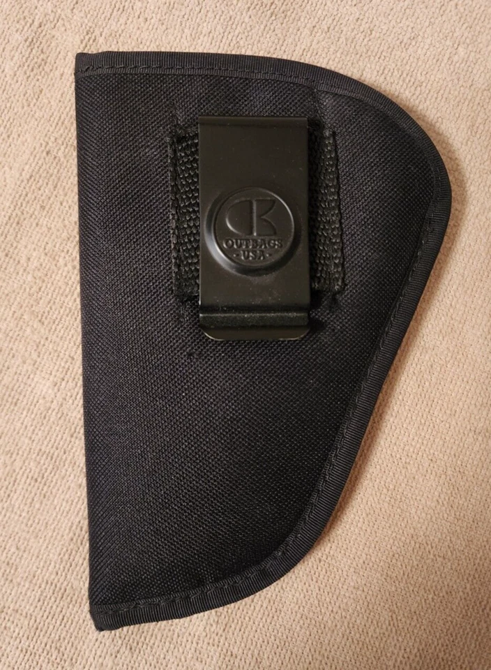 Outbags Funda Negra Nylon Lona Oculta y Abierta Llevar Clip Metal Hecho en EE. UU. Foto 1 de 3