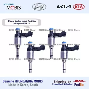 Genuine 353102B130 x 4 PCS Fuel Injector Assy for Veloster, Accent, Rio, Soul - Picture 1 of 5
