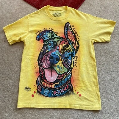 The Mountain S Tie Dye Colorful Rescues Are My Favorite Breed Dog Graphic Tee - Image 1 of 4