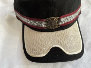 Nuevo * Original City Hunter EE. UU. Prendas para la cabeza * 100 % algodón con tirantes sombrero negro - Imagen 1 de 6