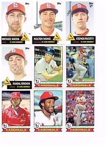 2016 Topps Archives St Louis Cardinals Master Team Set (15) carte - Foto 1 di 2