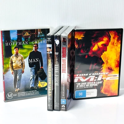 Tom Cruise DVD Movie Bundle x 5 - 4 New/Sealed Rain Man, The Firm + Region 4 - image 1 of 4