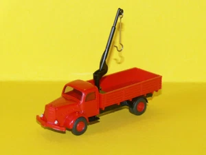 Wiking - MB L5000 mit Ladekran - rot - 1/87 H0 - neuwertig - ohne Ovp. - - Bild 1 von 4