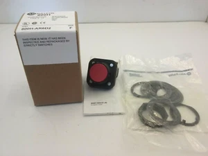 ALLEN BRADLEY 800H-AR6D2 PUSH BUTTON BOOTLESS FLUSH HEAD RED 1NC SERIES F NIB - Picture 1 of 4