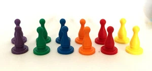 Parti di ricambio gioco da tavolo pedine trasmotori gettoni 12 multicolore - Foto 1 di 1