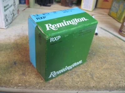 REMINGTON RXP SHOTGUN SHELL BOX  LOADS empty 12 GA 2 3/4" IN VINTAGE SHOT GUN - Image 1 of 4