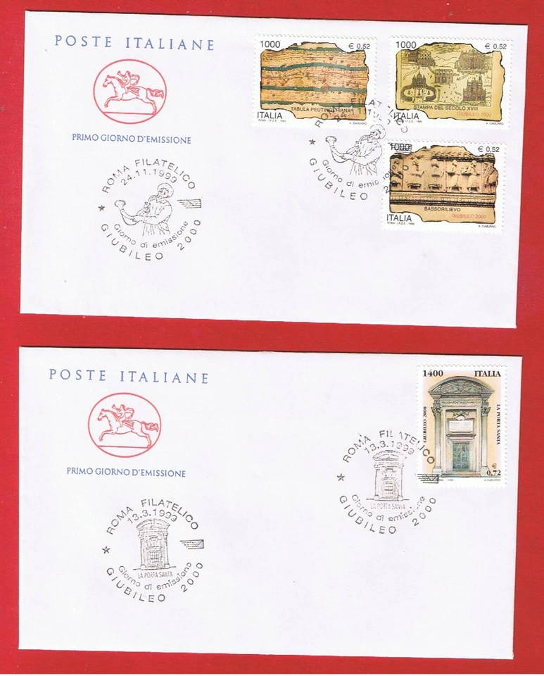 Italy #2281 #2316-18  FDC  Holy Year 2000   Free S/H - Image 1 of 1