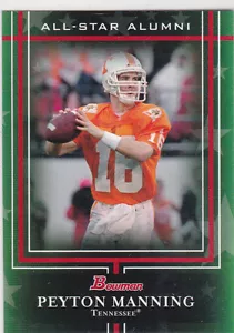 Tarjeta de inserto de Bowman Peyton Manning #16 Tennessee Volunteers NCAA UNIVERSIDAD - Imagen 1 de 2