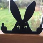 Room Window Black Cat Garden Decoration Black Rabbit Ornament  Easter